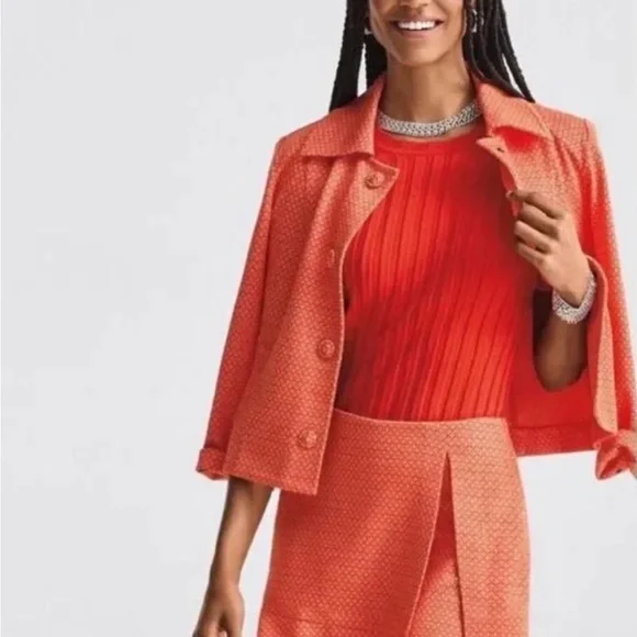 CAbi Orange Button-Down Shirt - Picture 3 of 6